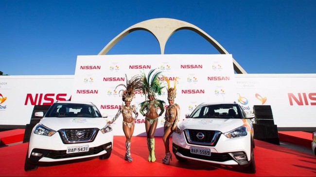 Nissan Kicks se tham du The van hoi Olympics 2016